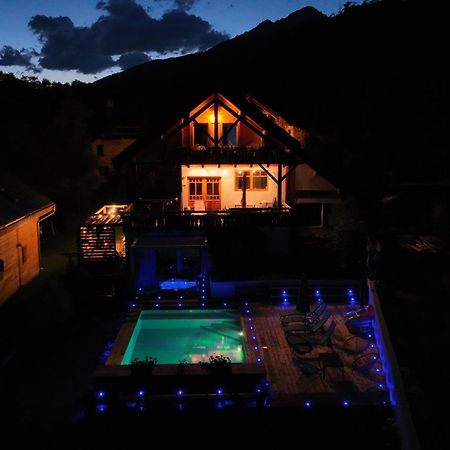 Chalet Serre Cambeou Piscine&Spa Saint-Chaffrey Dış mekan fotoğraf