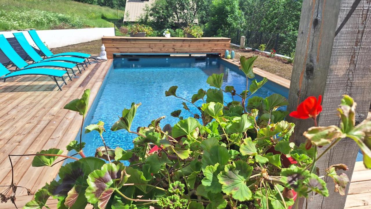 Chalet Serre Cambeou Piscine&Spa Saint-Chaffrey Dış mekan fotoğraf